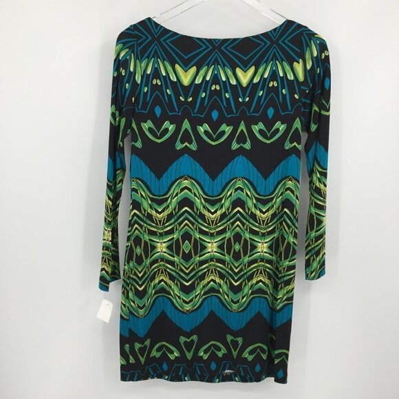 DVF Diane von Furstenberg Tacita Decofly Placement tunic dress silk Mod new 2 - Picture 3 of 5